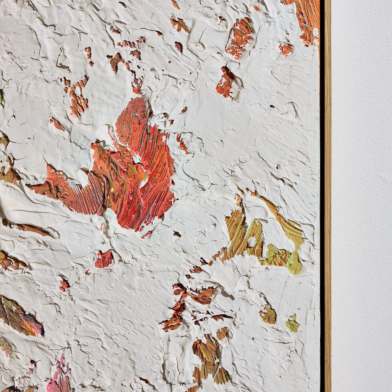 Matt cauchi art textured abstract artwork detail overflow